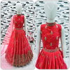 OC 164Heavy Faux Georgette With Digital Print Work With Embroidered Siqunce Work Kids Wear Gown Online Wholesale